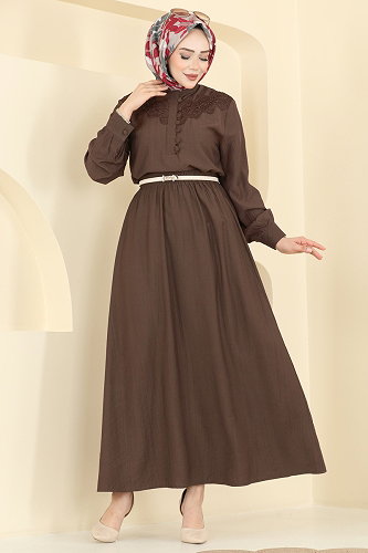 moda selvim Combined 364ASN888 Brown - Thumbnail