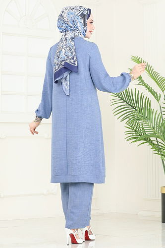 moda selvim Combined 366DVL817 Blue - Thumbnail