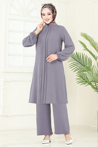 moda selvim Combined 367DVL817 Light Gray - Thumbnail