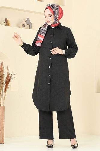 moda selvim Combined 368DVL817 Black - Thumbnail