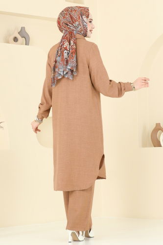 moda selvim طقم لاتيه 368DVL817 - Thumbnail