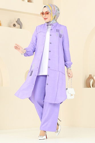 moda selvim Combined 369DVL817 Lilac - Thumbnail