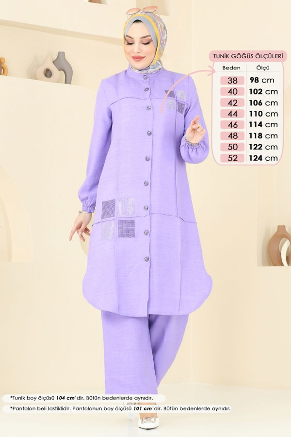 Modaselvim NET 20%+20% DISCOUNT IN THE CARD Combined 369DVL817 Lilac