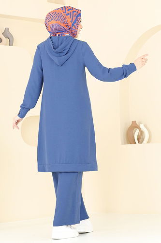 moda selvim Combined 370DVL817 Indigo - Thumbnail