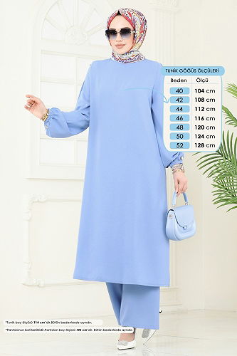 moda selvim Combined 371DVL817 Baby Blue - Thumbnail