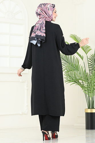 moda selvim Combined 371DVL817 Black - Thumbnail