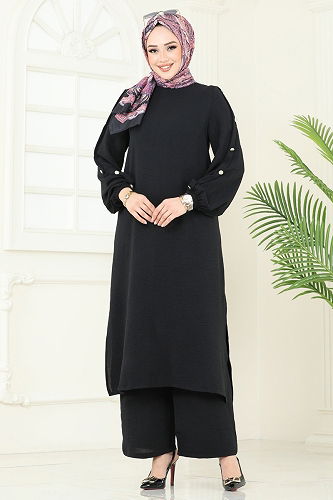 moda selvim Combined 371DVL817 Black - Thumbnail