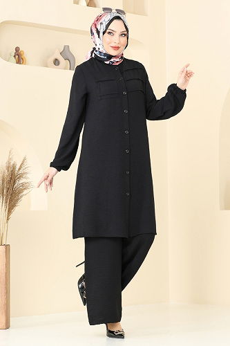 moda selvim Combined 372DVL817 Black - Thumbnail