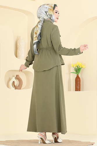 moda selvim Combined 373ASN888 Khaki - Thumbnail