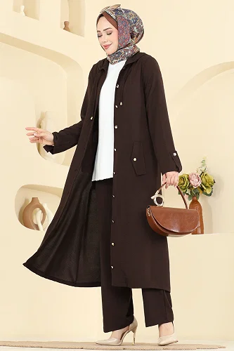 moda selvim Combined 3745YMC1171 Brown - Thumbnail