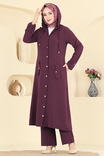 moda selvim Combined 3745YMC1171 Damson - Thumbnail