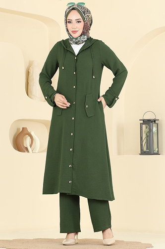 moda selvim Combined 3745YMC1171 Khaki - Thumbnail
