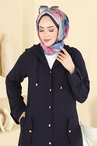 moda selvim طقم كحلي 3745YMC1171 - Thumbnail