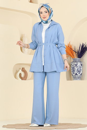 moda selvim Combined 374ASN888 Baby Blue - Thumbnail