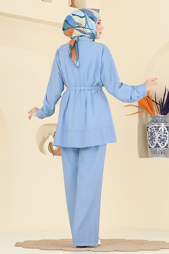 moda selvim Combined 374ASN888 Baby Blue - Thumbnail