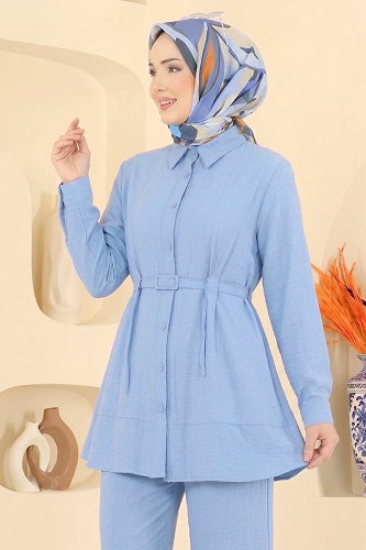 moda selvim Combined 374ASN888 Baby Blue - Thumbnail