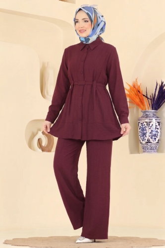 A.S.N. - Combined 374ASN888 Burgundy