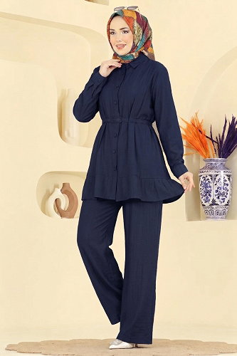 moda selvim Combined 374ASN888 Navy Blue - Thumbnail