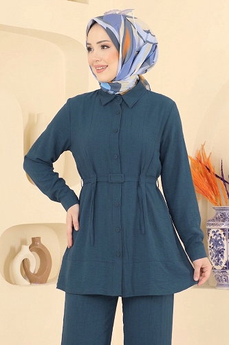 moda selvim Combined 374ASN888 Petroleum - Thumbnail