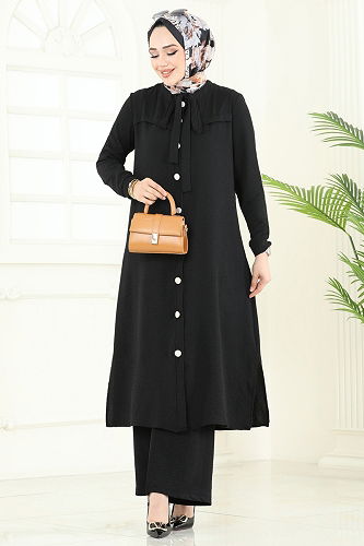 moda selvim Combined 374DVL817 Black - Thumbnail