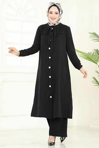 moda selvim Combined 374DVL817 Black - Thumbnail