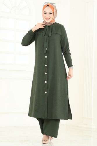moda selvim Combined 374DVL817 Khaki - Thumbnail
