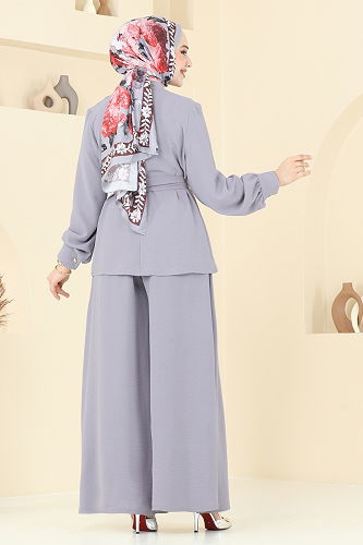 moda selvim Combined 375DVL817 Gray - Thumbnail