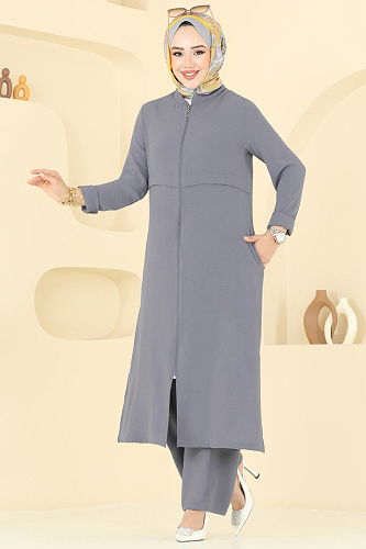 moda selvim Combined 379DVL817 Gray - Thumbnail