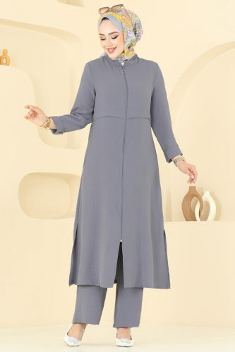 moda selvim Combined 379DVL817 Gray - Thumbnail