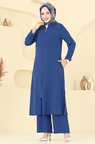 moda selvim Combined 379DVL817 Indigo - Thumbnail