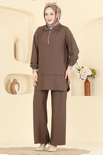moda selvim Combined 3800HBS856 Brown - Thumbnail