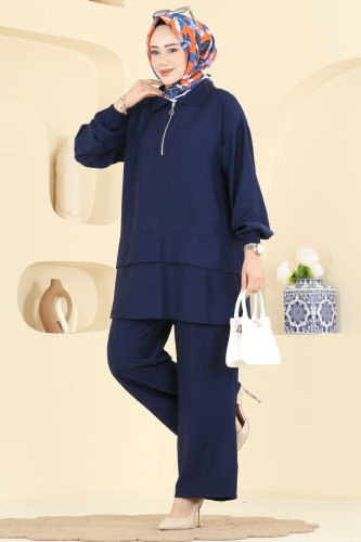 H.B.S. - Combined 3800HBS856 Navy Blue
