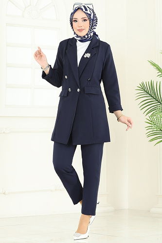 moda selvim Combined 380MP806 Navy Blue - Thumbnail