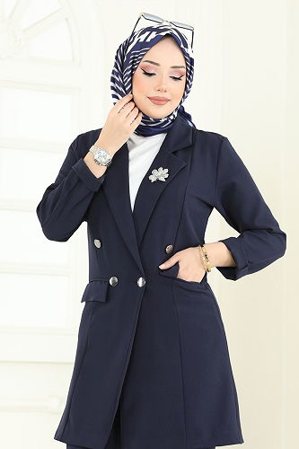 moda selvim Combined 380MP806 Navy Blue - Thumbnail
