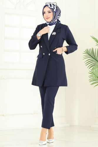 moda selvim Combined 380MP806 Navy Blue - Thumbnail