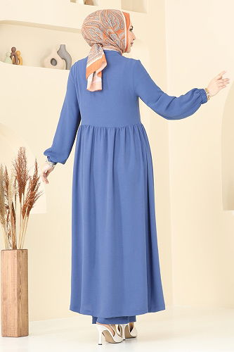 moda selvim Combined 383DVL817 Indigo - Thumbnail