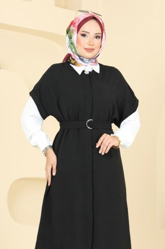 moda selvim Combined 384DVL817 Black - Thumbnail