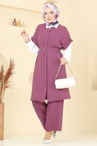 moda selvim Combined 384DVL817 Dark Lilac - Thumbnail