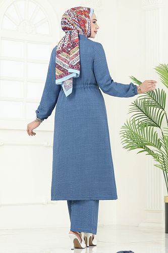 moda selvim Combined 387DVL817 Indigo - Thumbnail