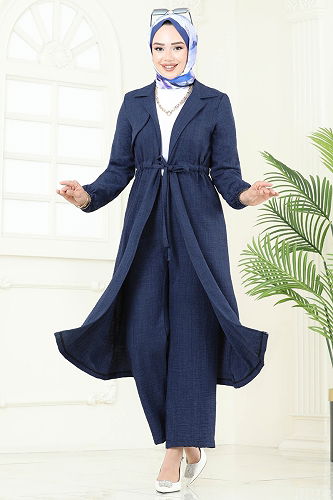 moda selvim Combined 387DVL817 Navy Blue - Thumbnail