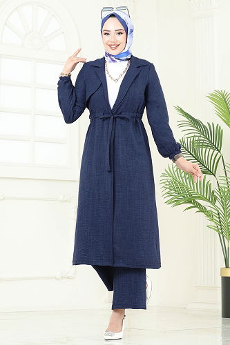 moda selvim Combined 387DVL817 Navy Blue - Thumbnail