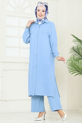 moda selvim Combined 388DVL817 Baby Blue - Thumbnail