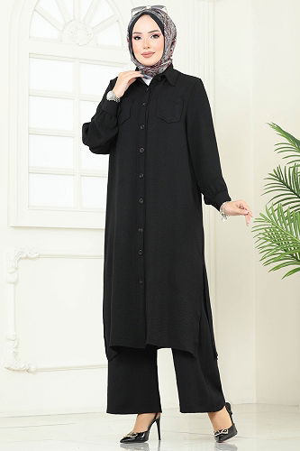 moda selvim Combined 388DVL817 Black - Thumbnail