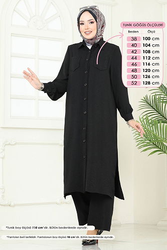 moda selvim Combined 388DVL817 Black - Thumbnail