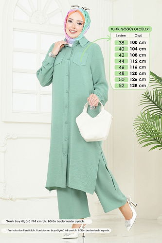 moda selvim Combined 388DVL817 Water Green - Thumbnail