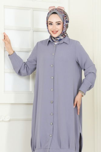 moda selvim Combined 389DVL817 Gray - Thumbnail