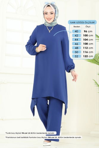 moda selvim Combined 392DVL817 Indigo - Thumbnail