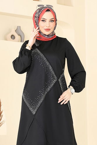 moda selvim Combined 393DVL817 Black - Thumbnail