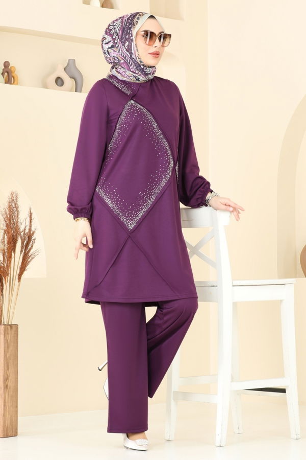 Modaselvim NET 20%+20% DISCOUNT IN THE CARD Combined 393DVL817 Purple