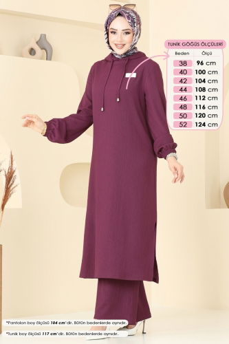 moda selvim Combined 395DVL817 Damson - Thumbnail